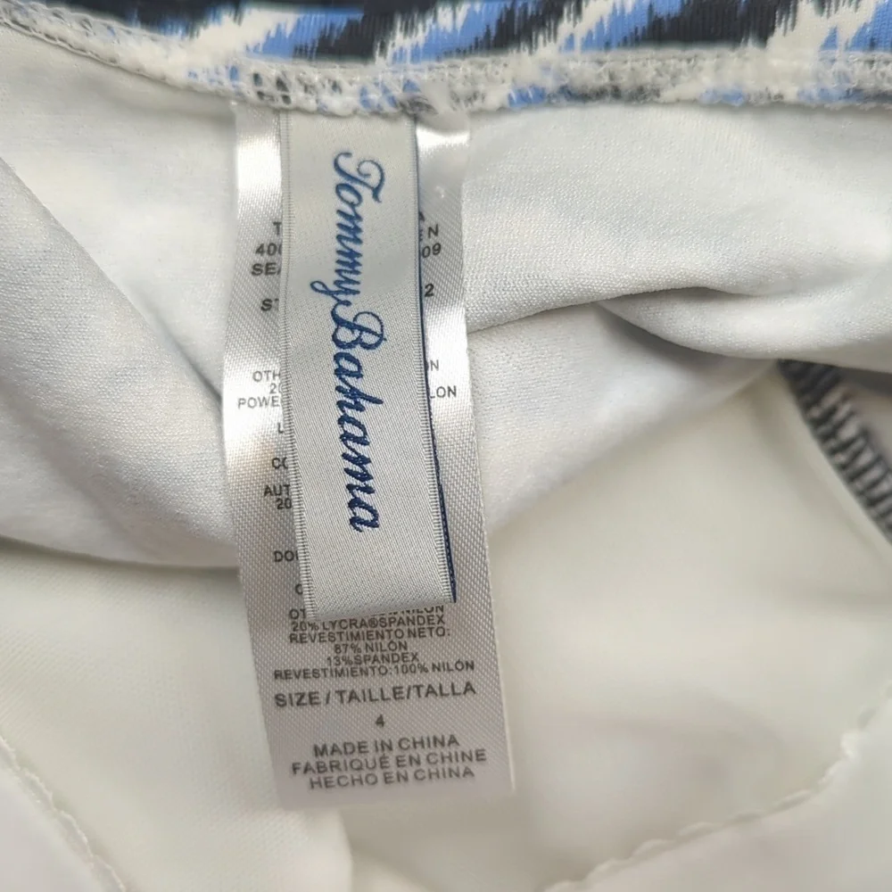 Tommy Bahama Zanzibar Bandeau One Piece Swimsuit Size 4